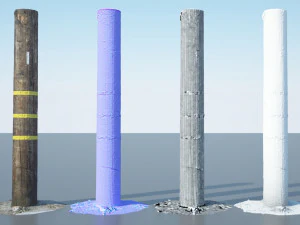 utility pole 3D Model