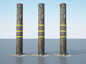 utility pole Modèle 3D