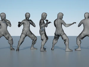 bruce lee action figure 3D Model