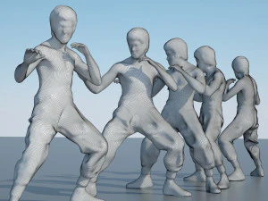 bruce lee action figure 3D Model