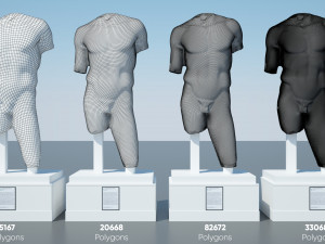 doryphoros spear bearer 3D Модель