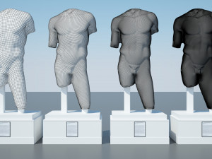doryphoros spear bearer 3D Модель
