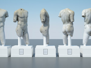 doryphoros spear bearer 3D Модель