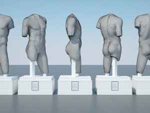 doryphoros spear bearer 3D Модель