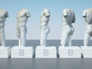 doryphoros spear bearer 3D Модель
