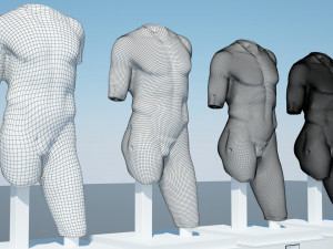 doryphoros spear bearer 3D Модель