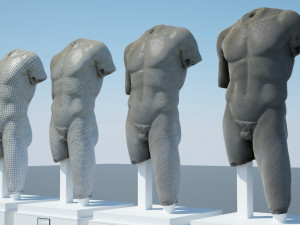 doryphoros spear bearer 3D Модель