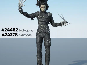 edward scissorhands action figure 3D Model