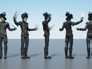 edward scissorhands action figure 3D मॉडल