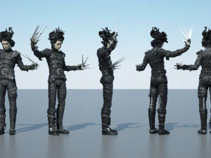 edward scissorhands action figure 3D Model