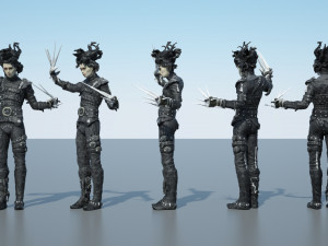edward scissorhands action figure 3D मॉडल