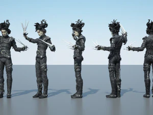 edward scissorhands action figure 3D Model
