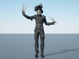 edward scissorhands action figure 3D मॉडल