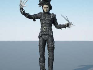 edward scissorhands action figure 3D मॉडल
