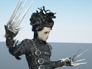 edward scissorhands action figure 3D मॉडल