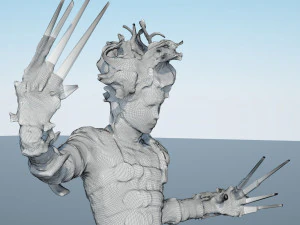 edward scissorhands action figure 3D Model