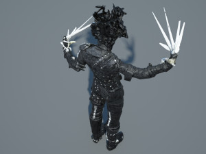 edward scissorhands action figure 3D मॉडल