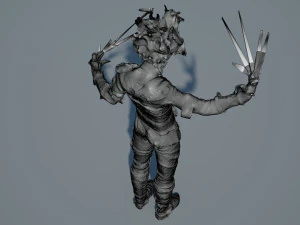 edward scissorhands action figure 3D Model