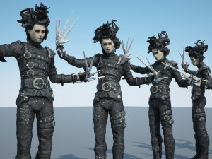 edward scissorhands action figure 3D मॉडल