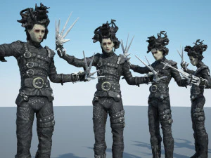 edward scissorhands action figure 3D Model