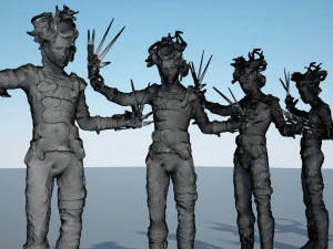 edward scissorhands action figure 3D Model