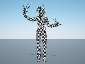 edward scissorhands action figure 3D मॉडल