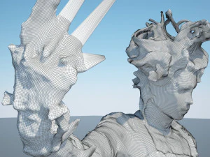 edward scissorhands action figure 3D Model