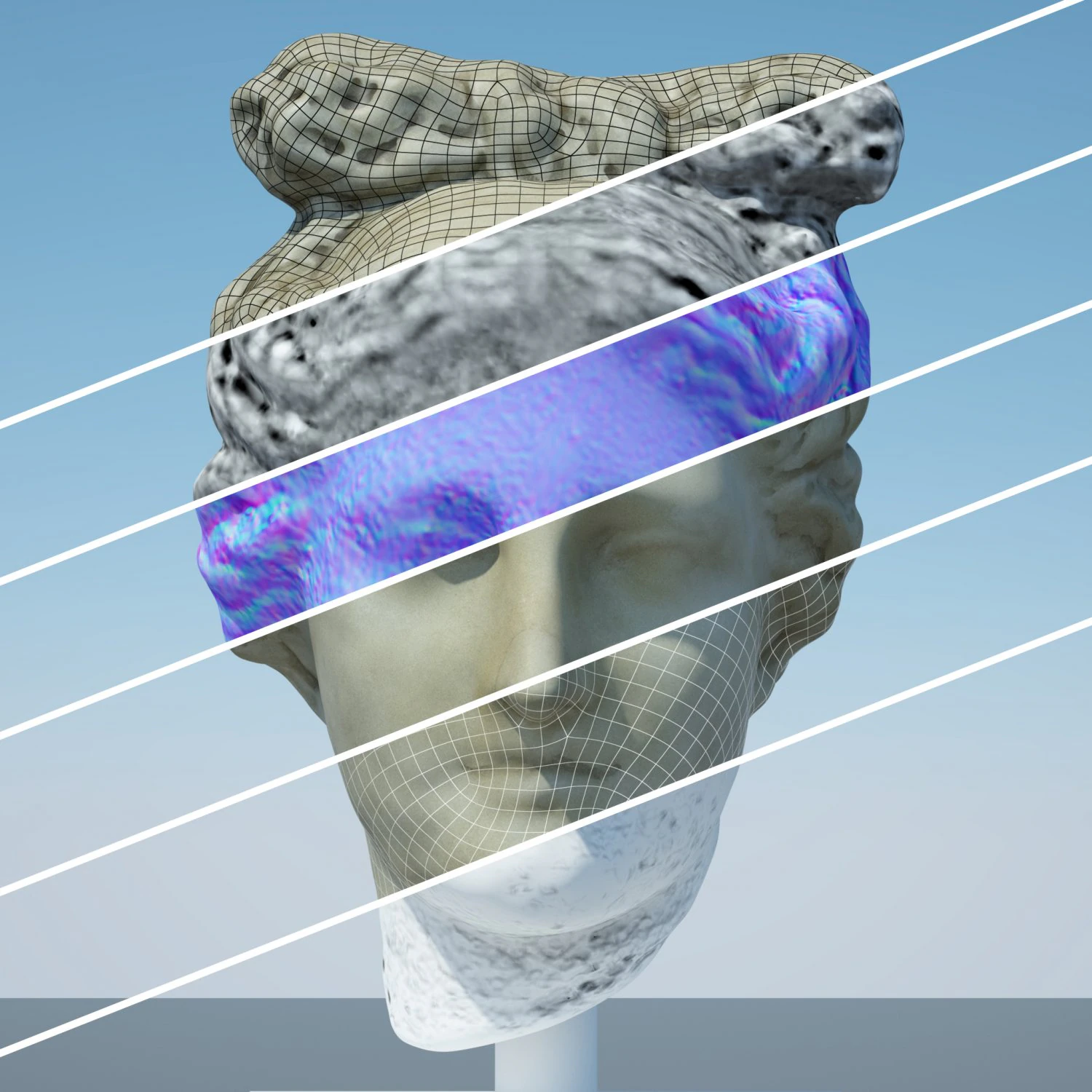head of aphrodite 3D Model .c4d .max .obj .3ds .fbx .stl .blend 