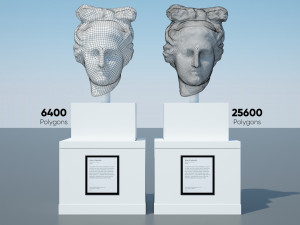 head of aphrodite Modello 3D