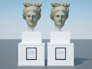head of aphrodite Modello 3D