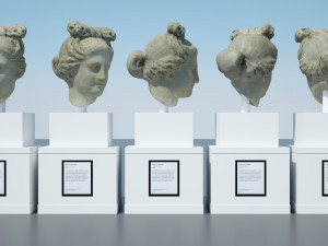 head of aphrodite Modello 3D