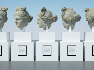 head of aphrodite Modello 3D