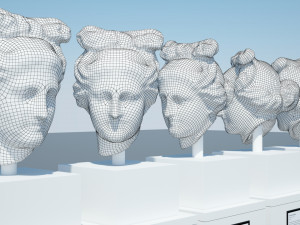 head of aphrodite Modello 3D