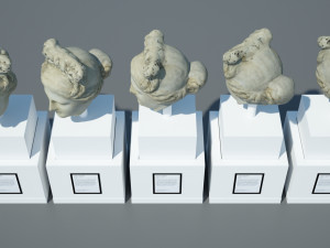 head of aphrodite Modello 3D