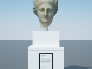 head of aphrodite Modello 3D