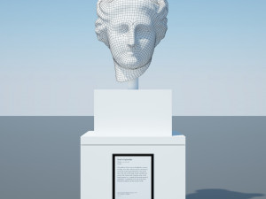 head of aphrodite Modello 3D