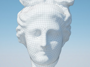 head of aphrodite Modello 3D