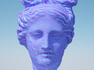 head of aphrodite Modello 3D
