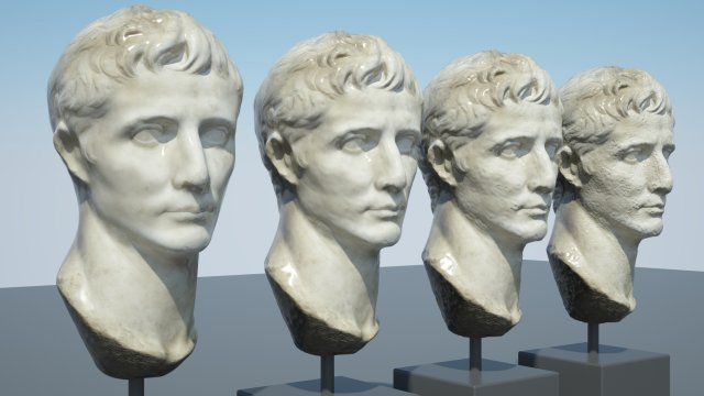 augustus 3D Modell .c4d .max .obj .3ds .fbx .stl .blend 