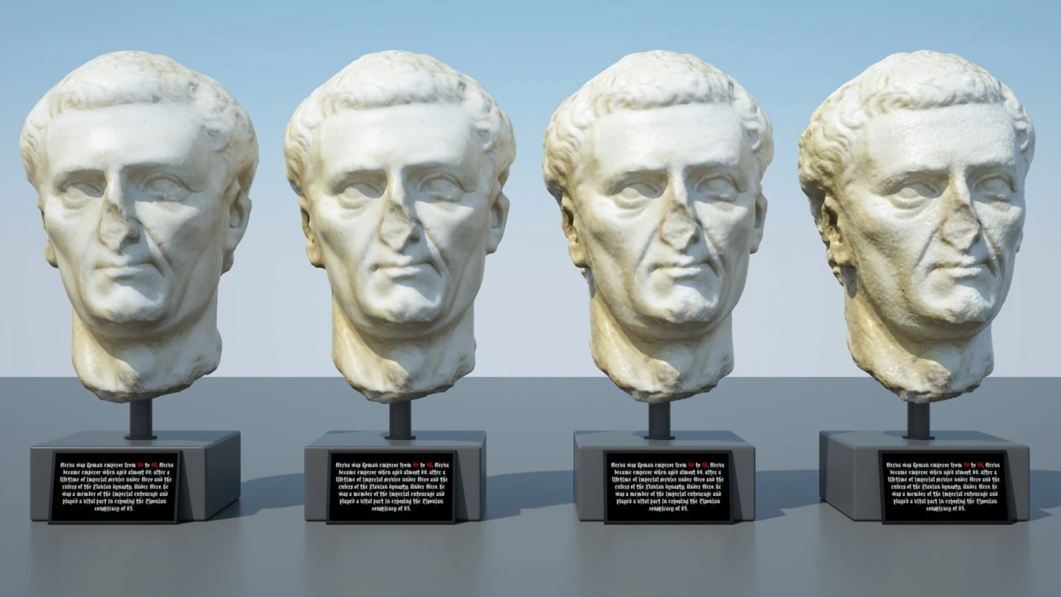 head of nerva 3D Model .c4d .max .obj .3ds .fbx .stl .blend