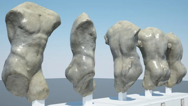 Геркулес 3D Модель .c4d .max .obj .3ds .fbx .stl .blend 