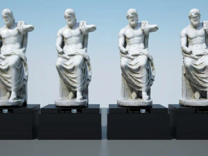 statue of jupiter 3D Model