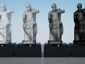statue of jupiter 3D Model
