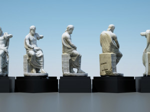 statue of jupiter 3D मॉडल