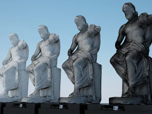 statue of jupiter 3D Model