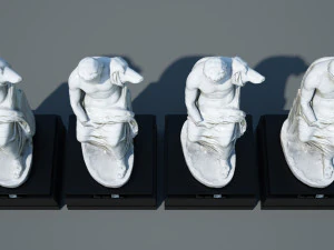 statue of jupiter 3D Model
