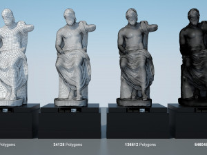 statue of jupiter 3D मॉडल