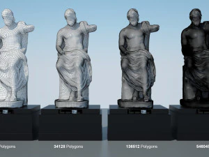 statue of jupiter 3D Model