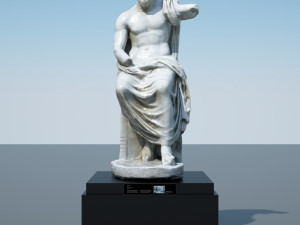statue of jupiter 3D मॉडल