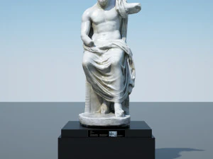 statue of jupiter 3D Model